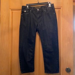 Jordache crop jeans.